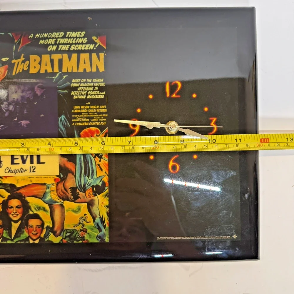 Vintage The Batman Embers of Evil Wall Clock 10